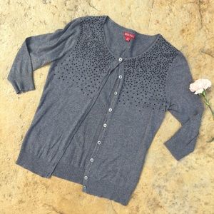 Rhinestone Merona Cardigan